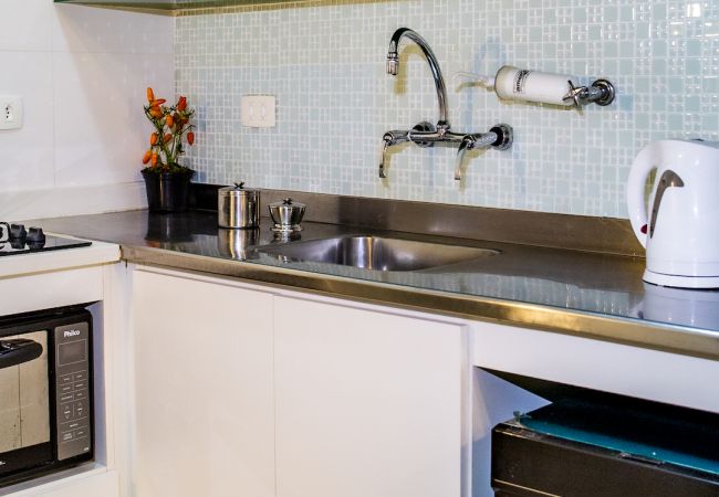 Kitchen  Equipped and decorated kitchen